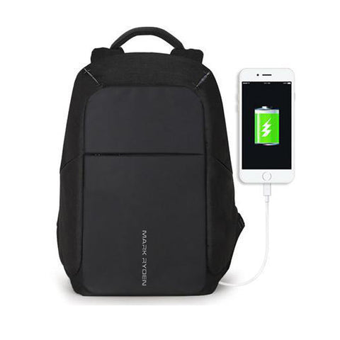Anti-Theft Backpack with USB Charging Port