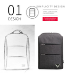 Premium Backpack Guru with USB Charging Port